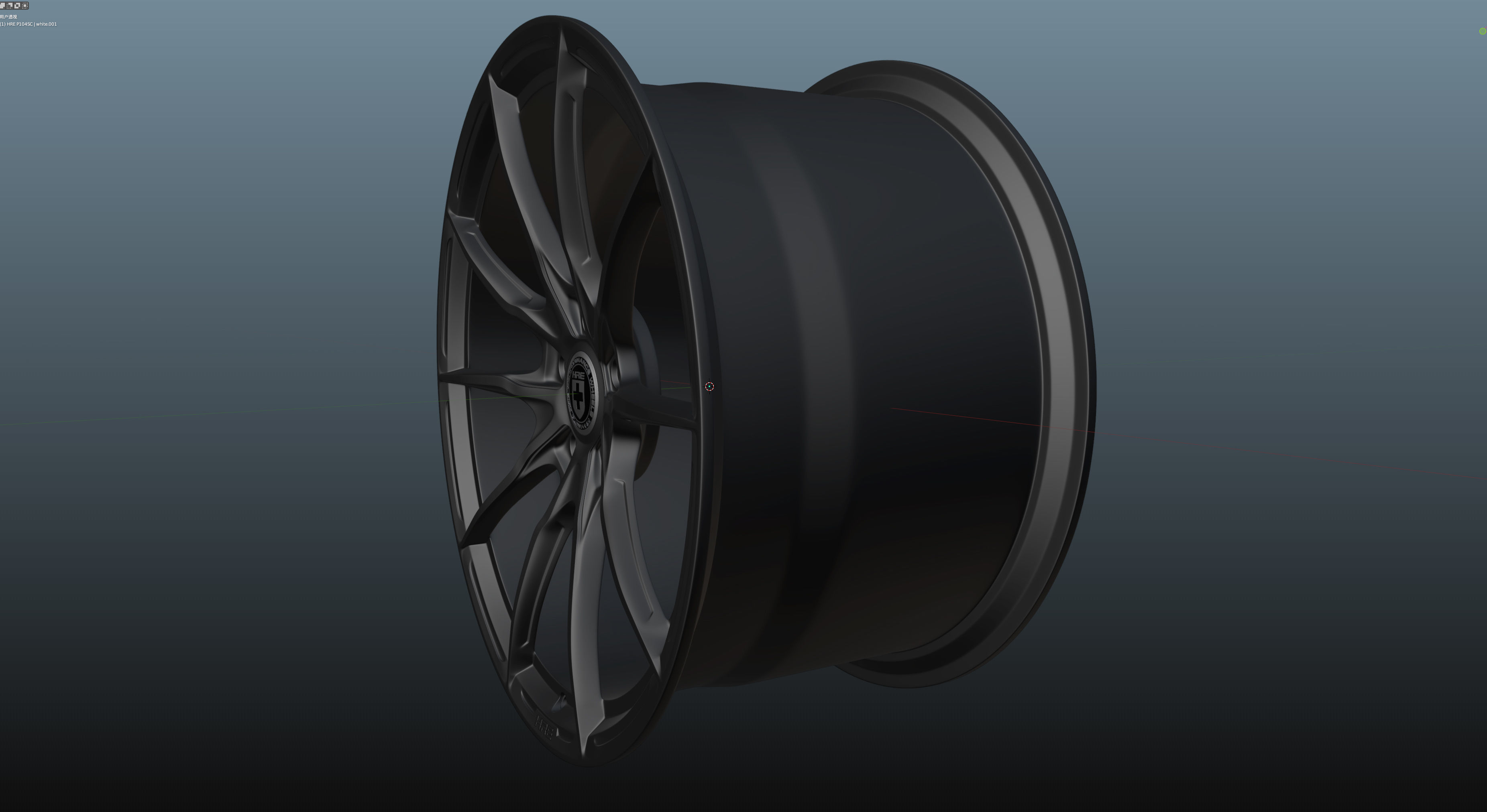 HRE P104SC Low-poly 3D model_11