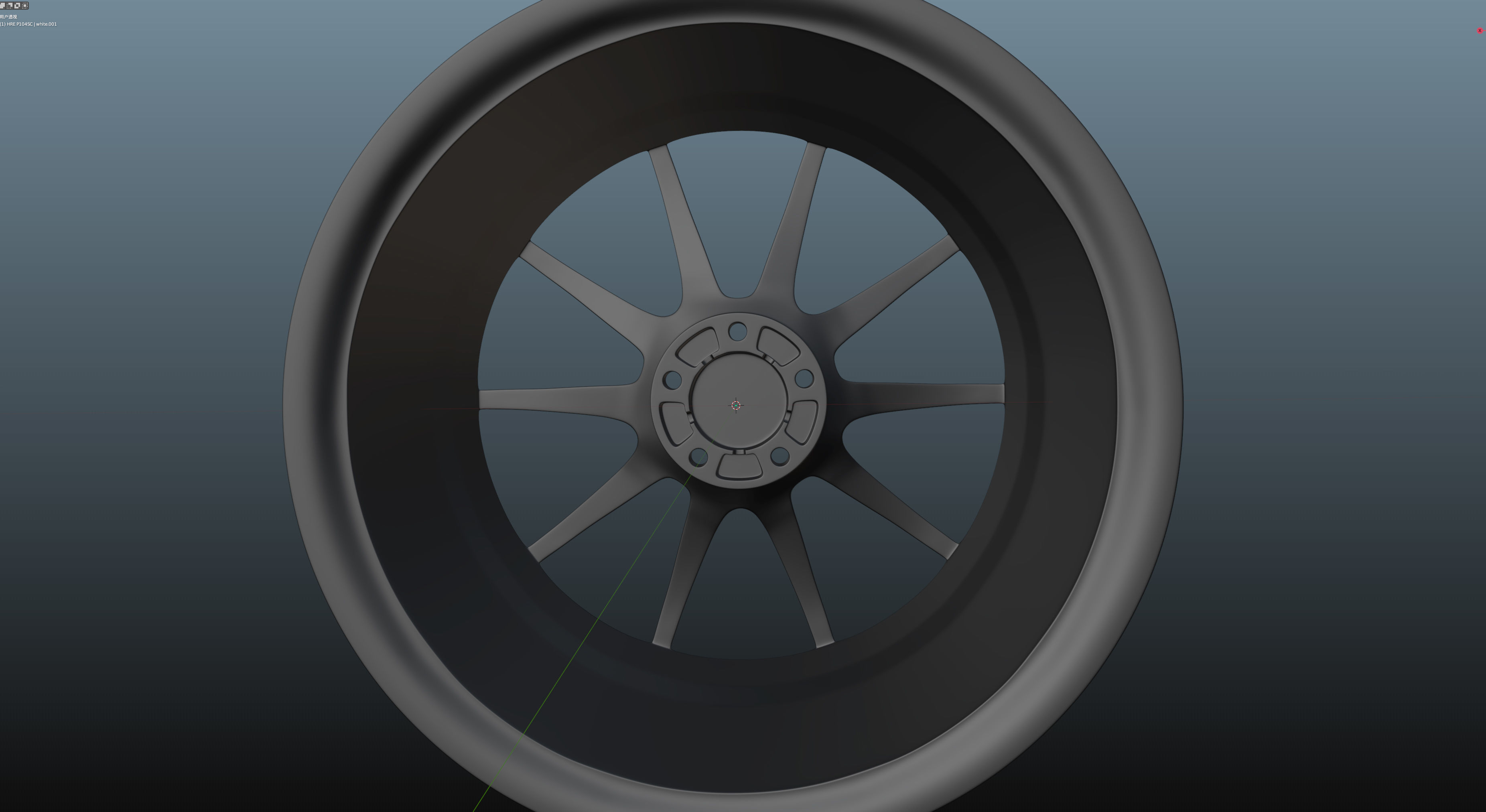 HRE P104SC Low-poly 3D model_12