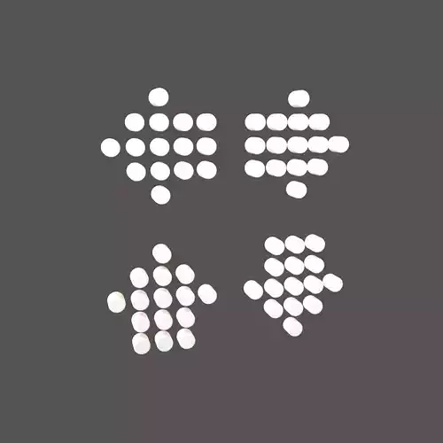 Arrow Dotted Style Symbol V1 002