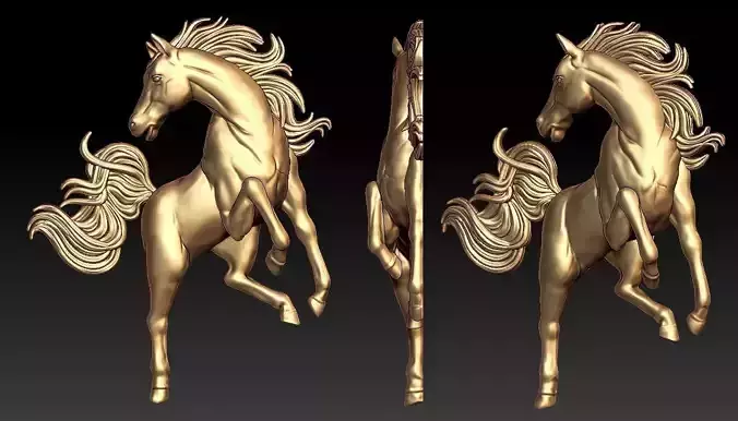 horse Pendant 3D print model