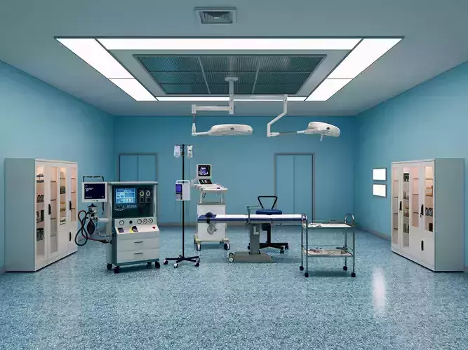 Hospital operating room Interior 3D model