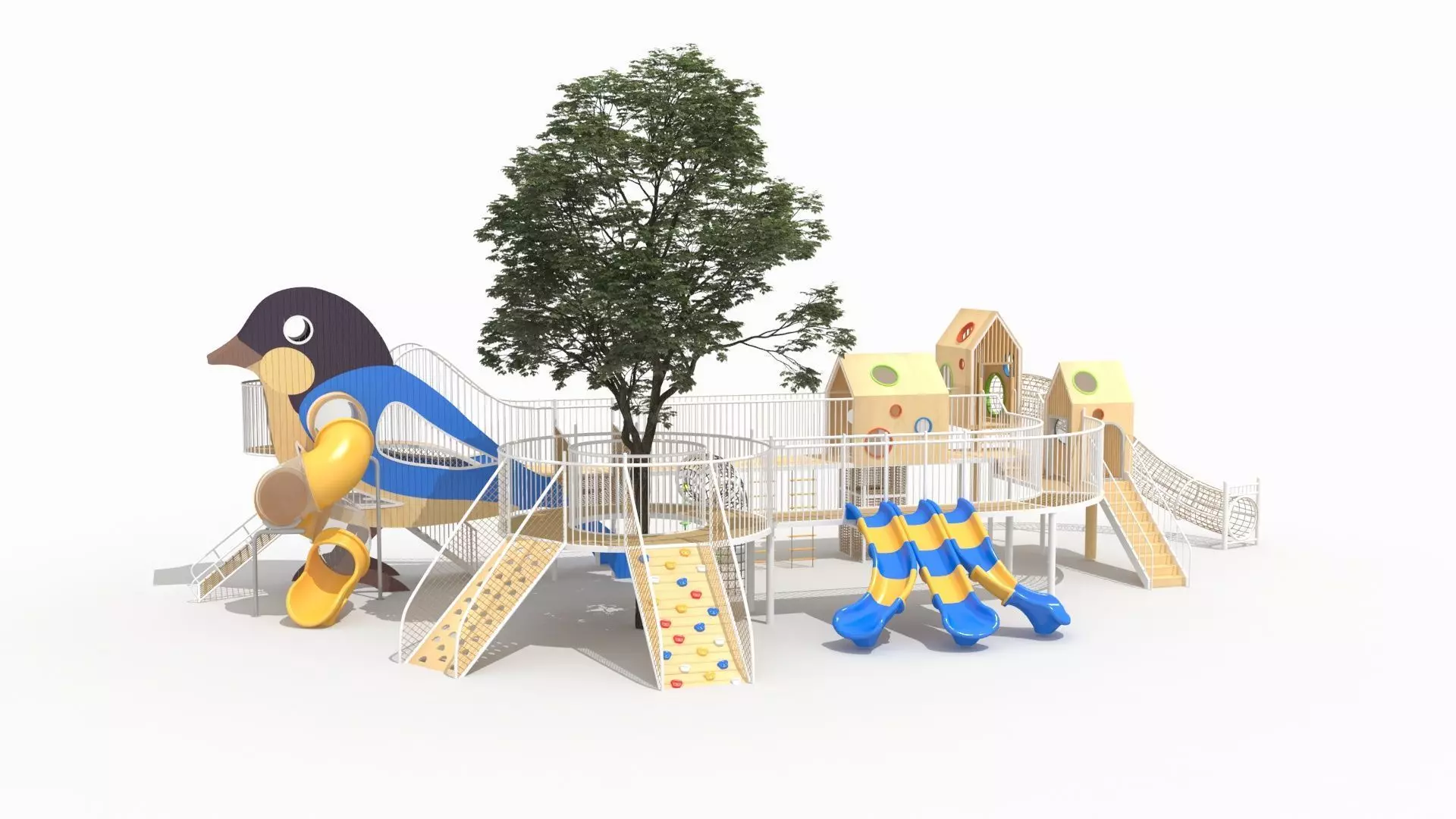 bird of forest playground 3D model