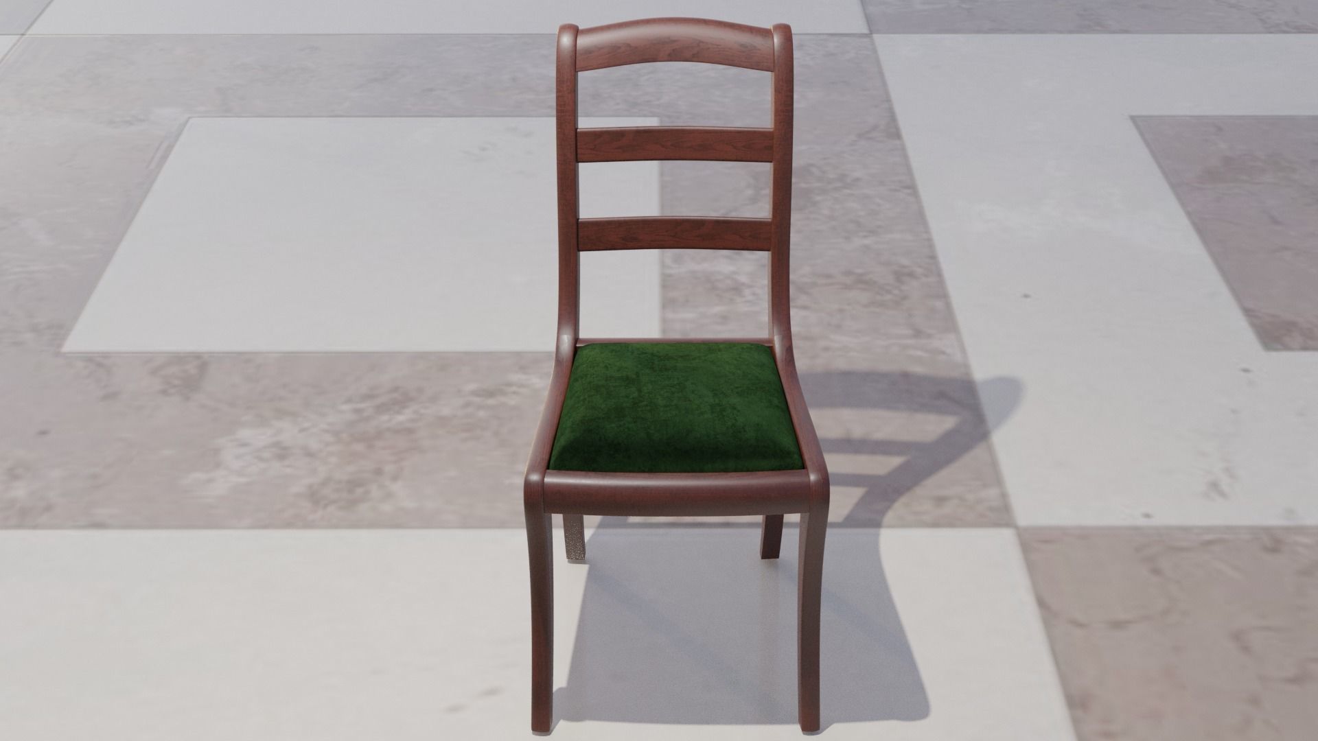 Office Table Free 3D model_4