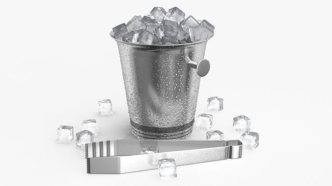 Ice Cube Bucket 3D model 5