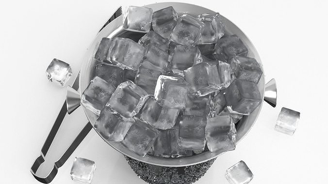 Ice Cube Bucket 3D model 3