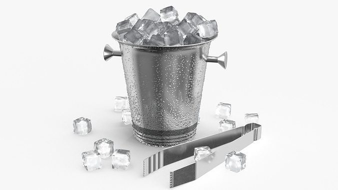 Ice Cube Bucket 3D model 4