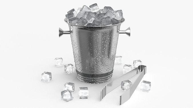 Ice Cube Bucket 3D model 2