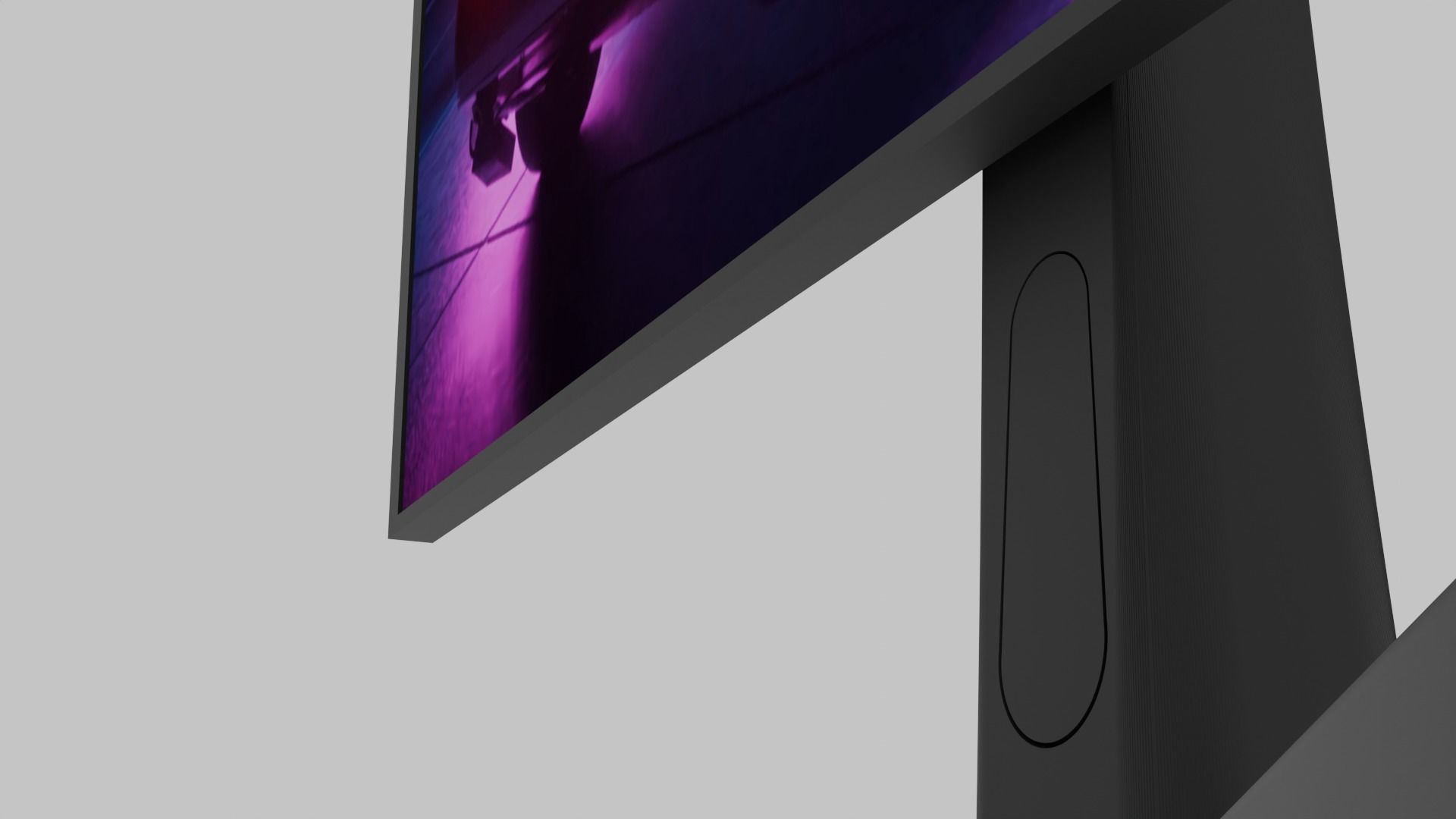 Gaming Monitor 3D model_1