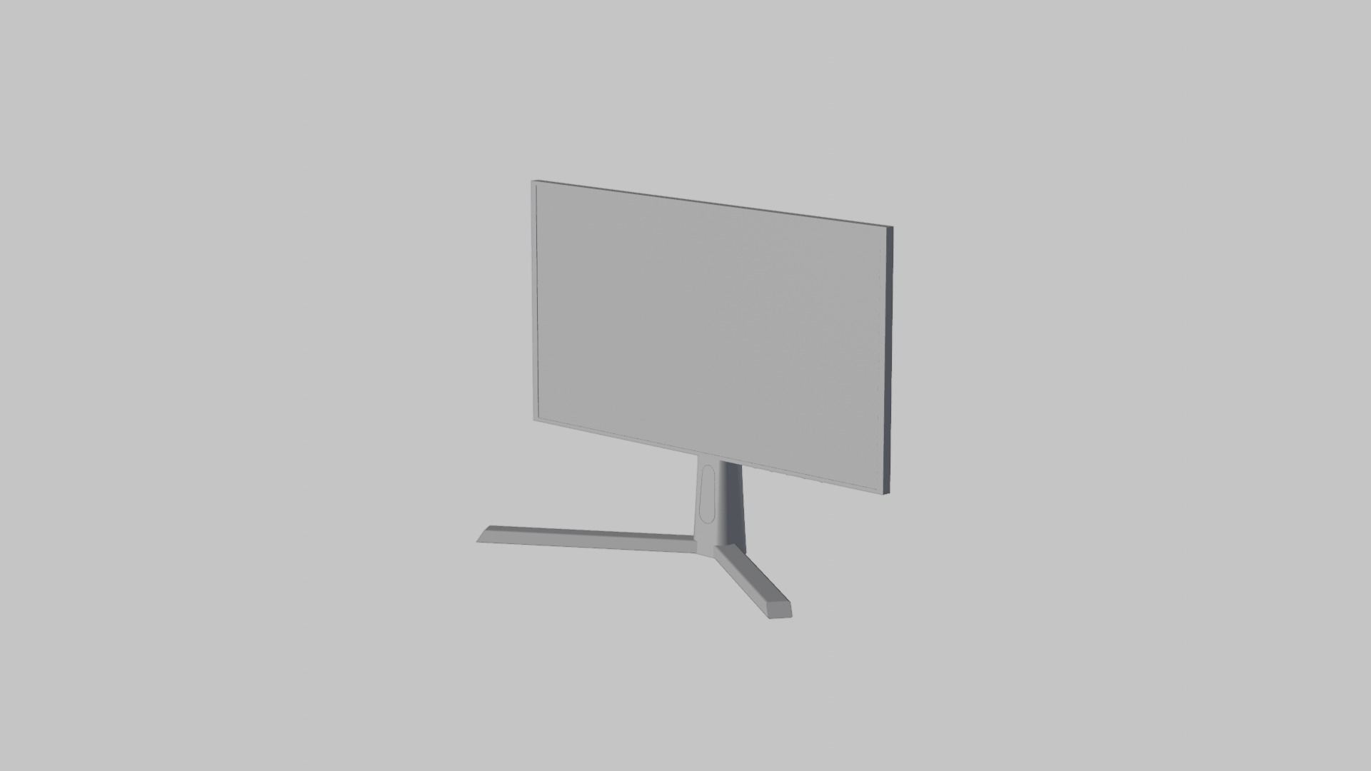 Gaming Monitor 3D model_5