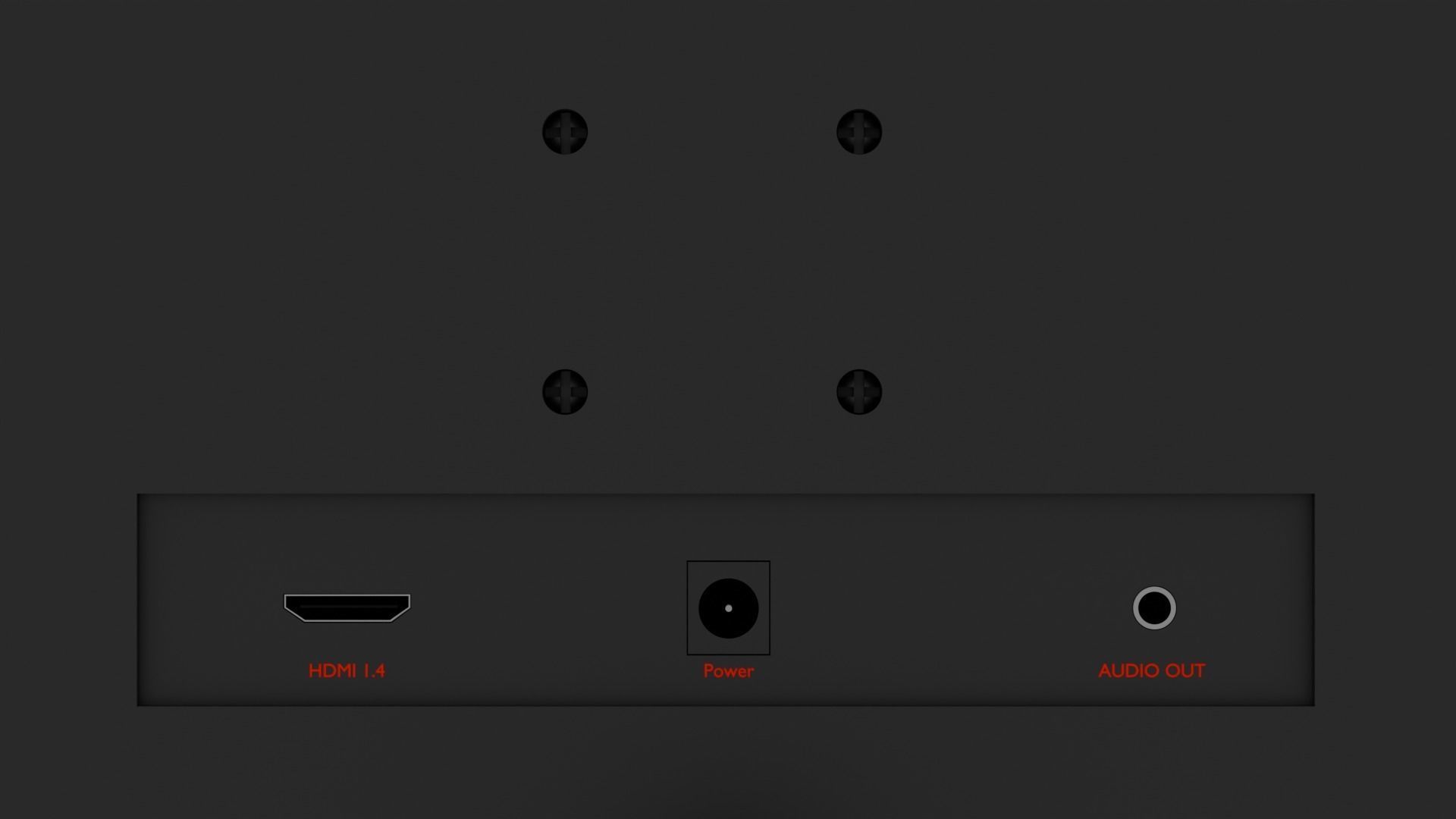 Gaming Monitor 3D model_4