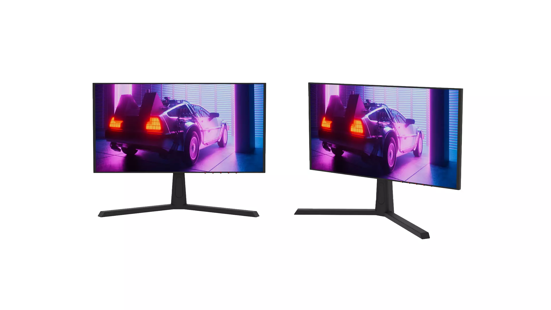 Gaming Monitor 3D model_0