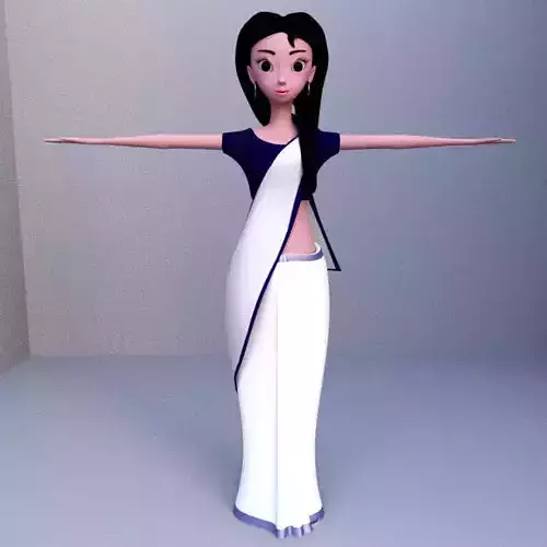 Indian girl in saree