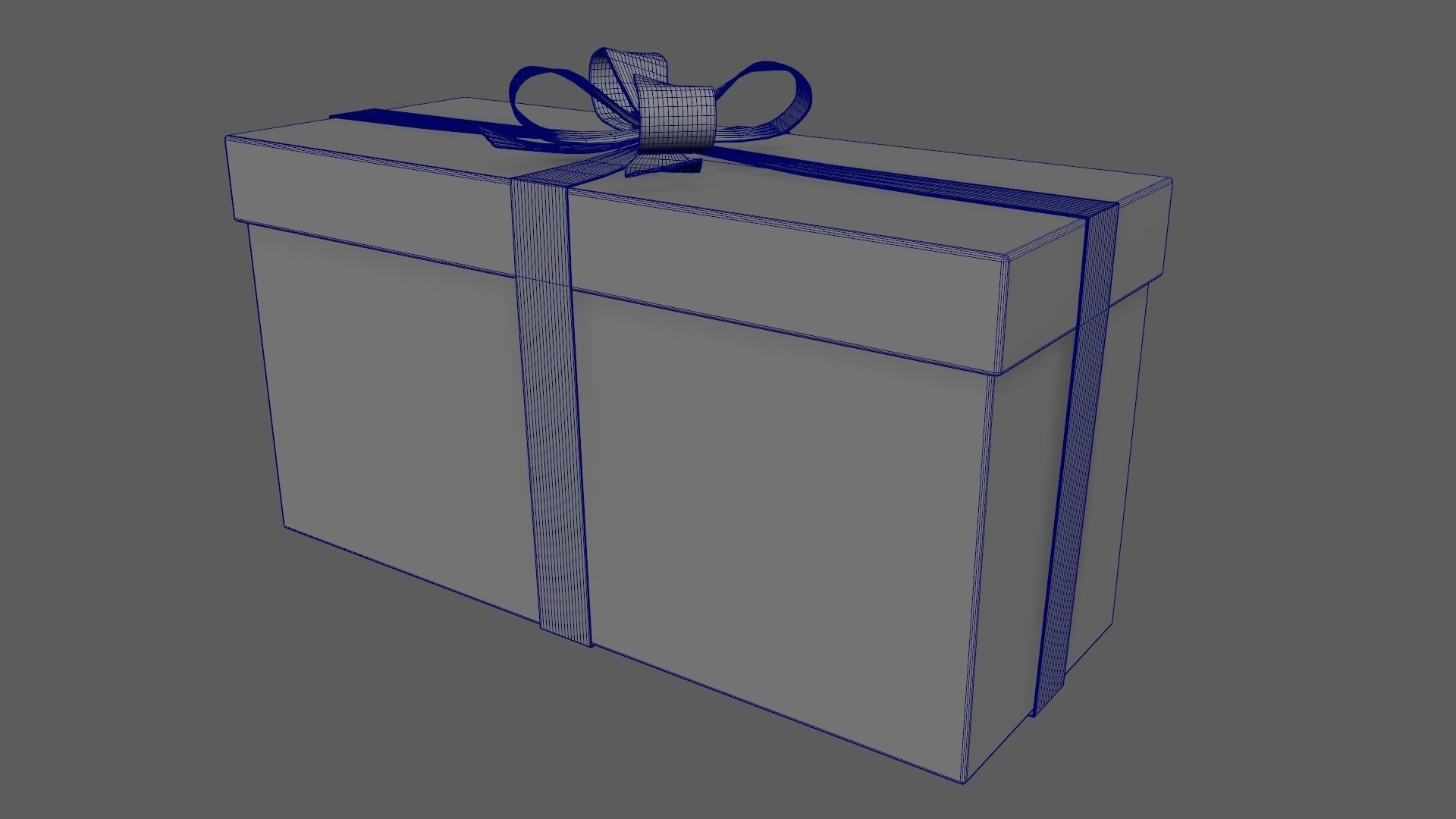 Christmas Gift Box 05 - V1 Low-poly 3D model_18