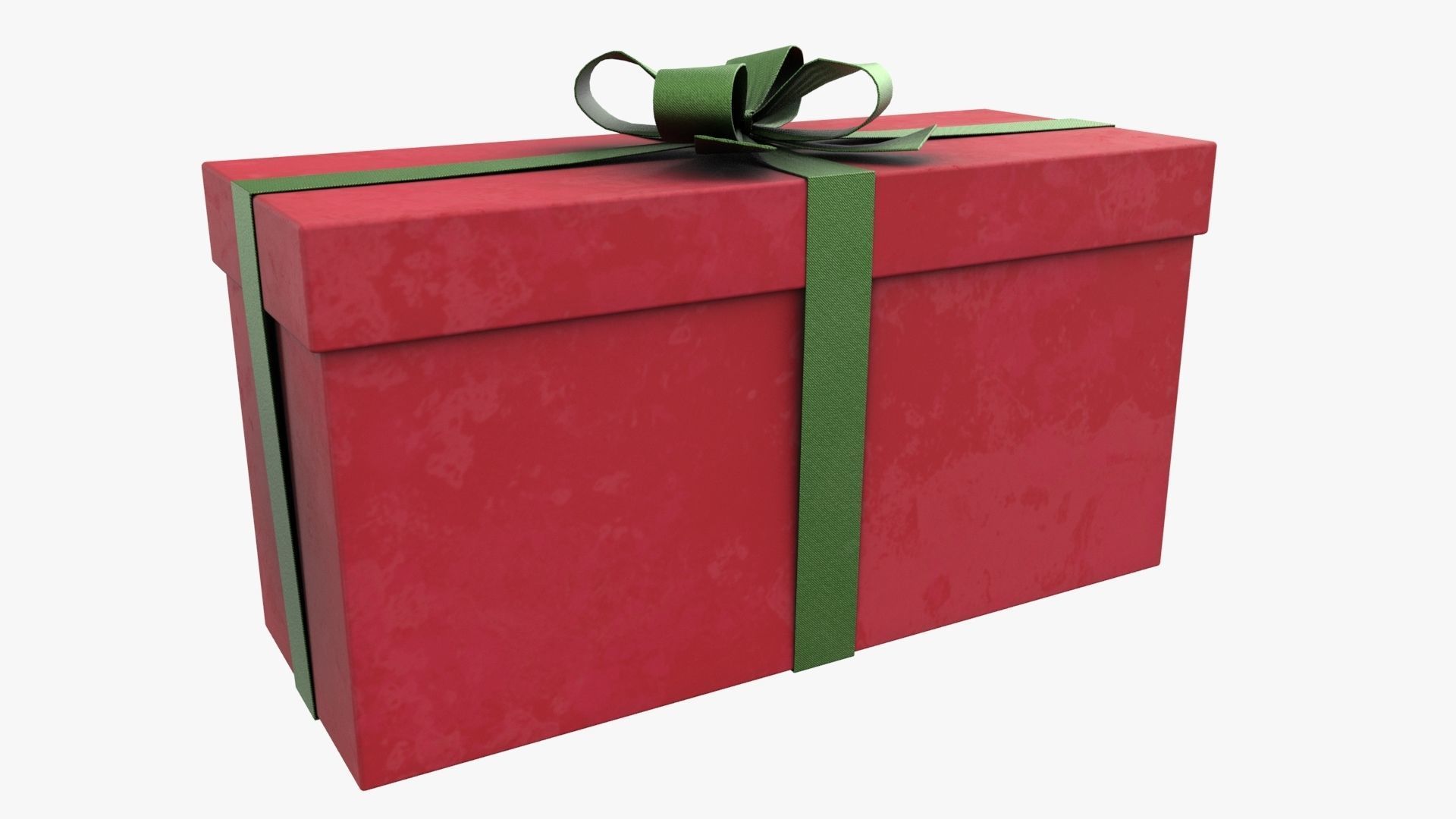 Christmas Gift Box 05 - V1 Low-poly 3D model_1