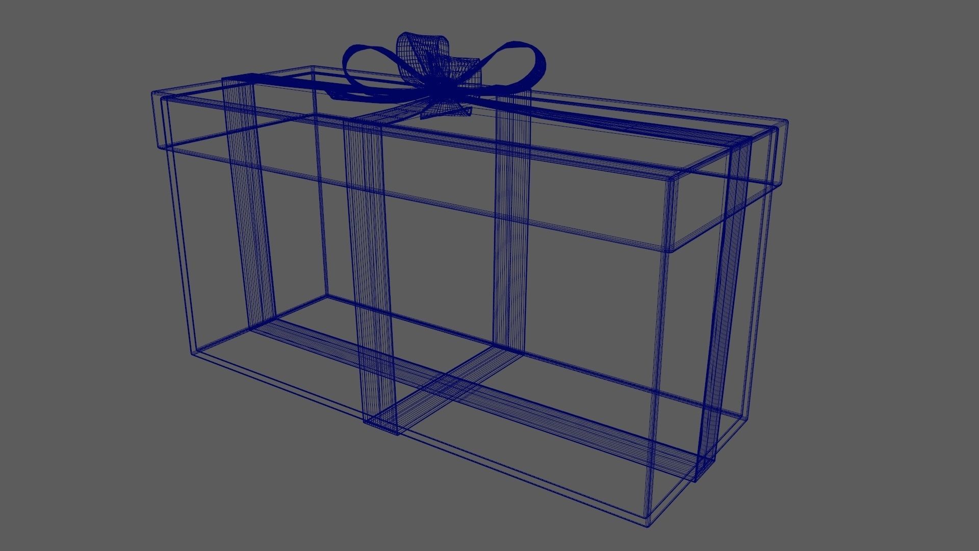 Christmas Gift Box 05 - V1 Low-poly 3D model_14