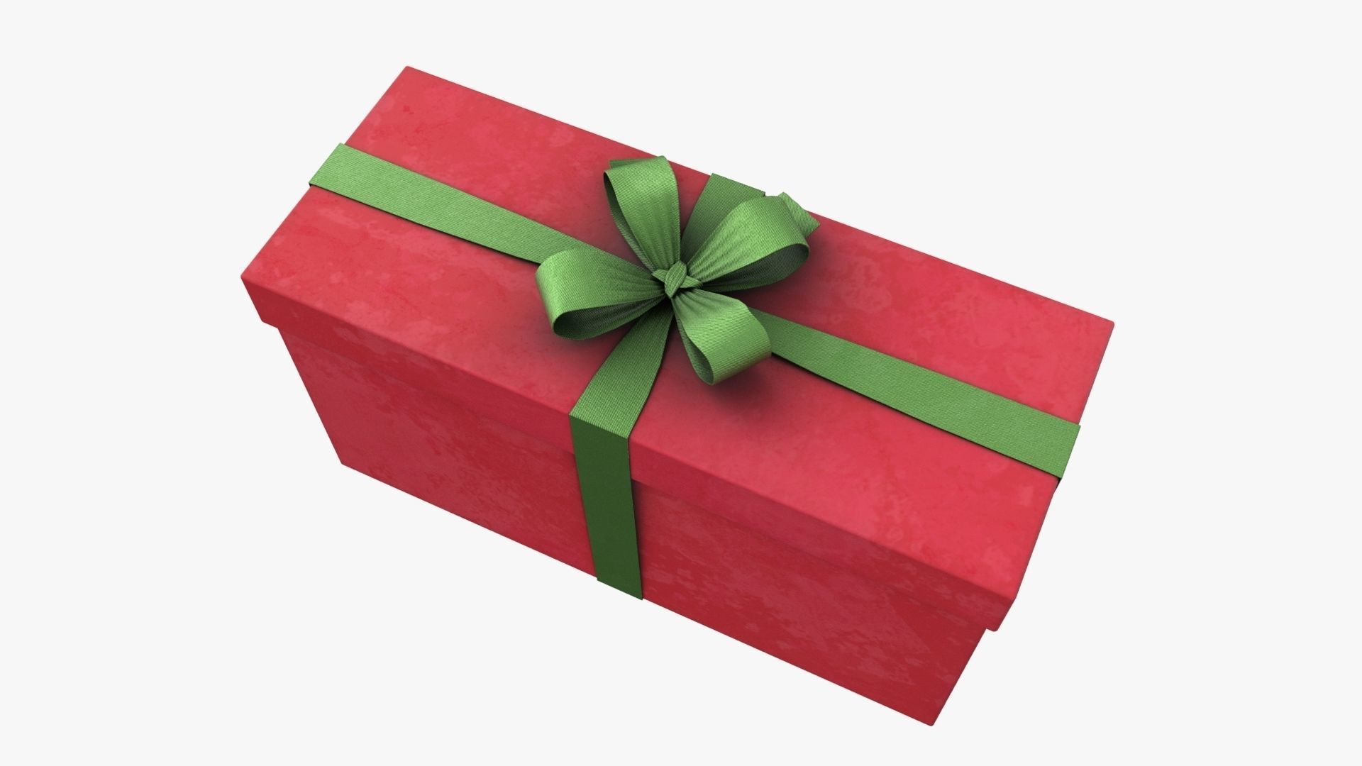Christmas Gift Box 05 - V1 Low-poly 3D model_4