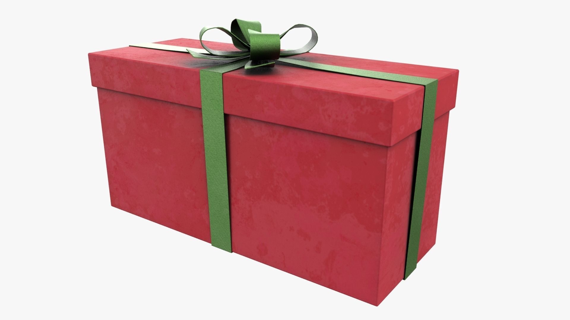 Christmas Gift Box 05 - V1 Low-poly 3D model_2
