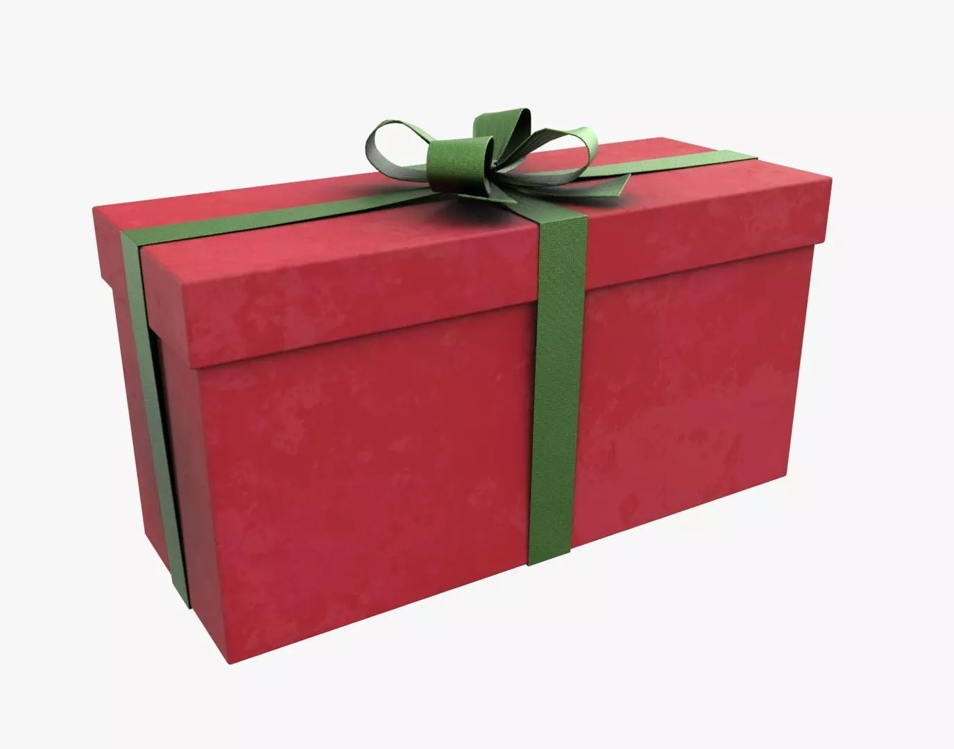 Christmas Gift Box 05 - V1 Low-poly 3D model_0