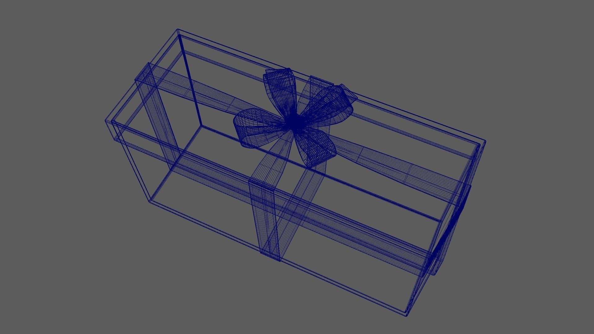 Christmas Gift Box 05 - V1 Low-poly 3D model_16