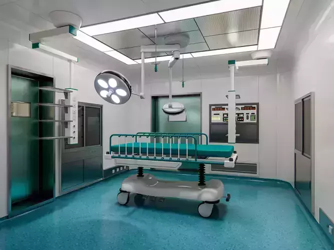 Hospital operating room Interior 3D model