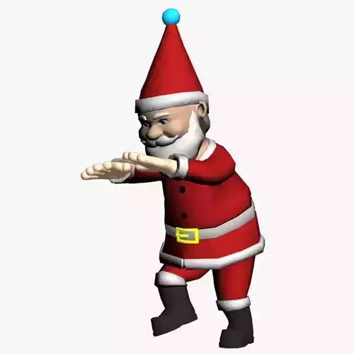 Santa Claus Christmas Dance Animated 3D model