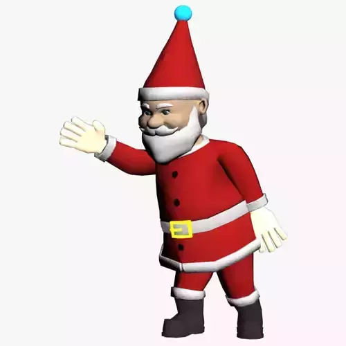 Santa Claus Christmas Dance Animated 3D model