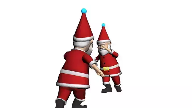 Santa Claus Christmas Dance Animated 3D model