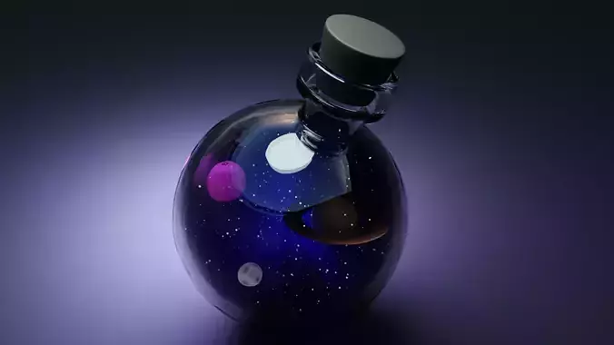 Galaxy in Bottle