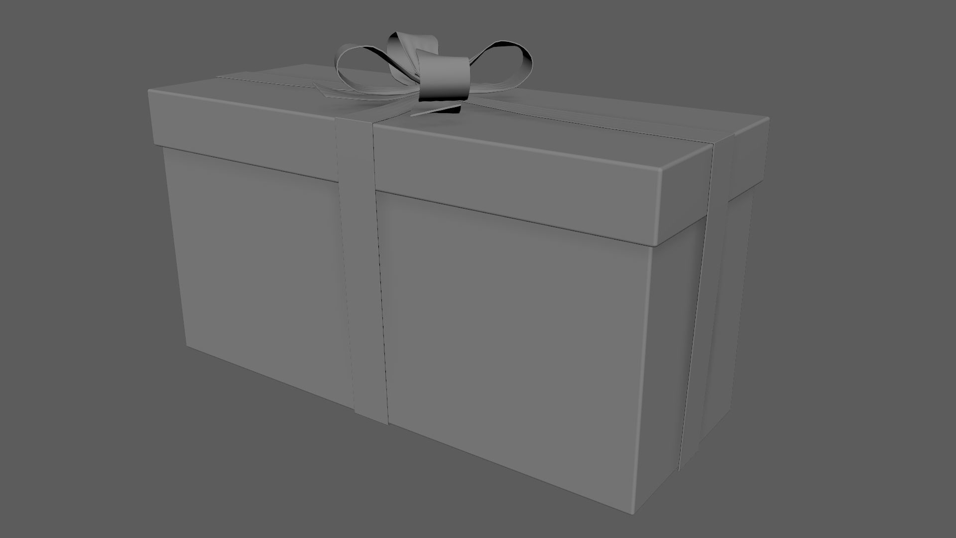 Christmas Gift Box 05 - V13 Low-poly 3D model_6