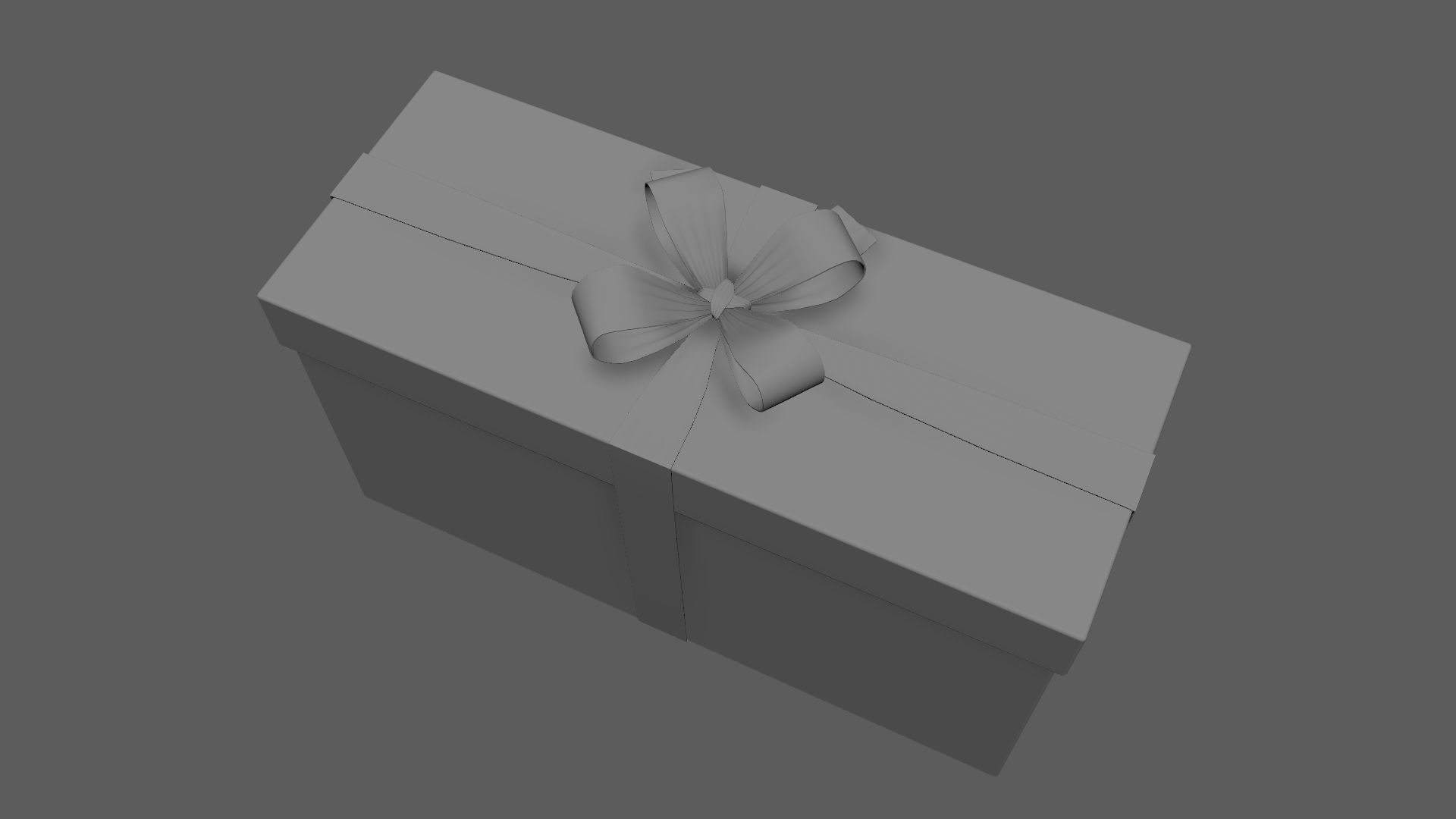 Christmas Gift Box 05 - V13 Low-poly 3D model_8
