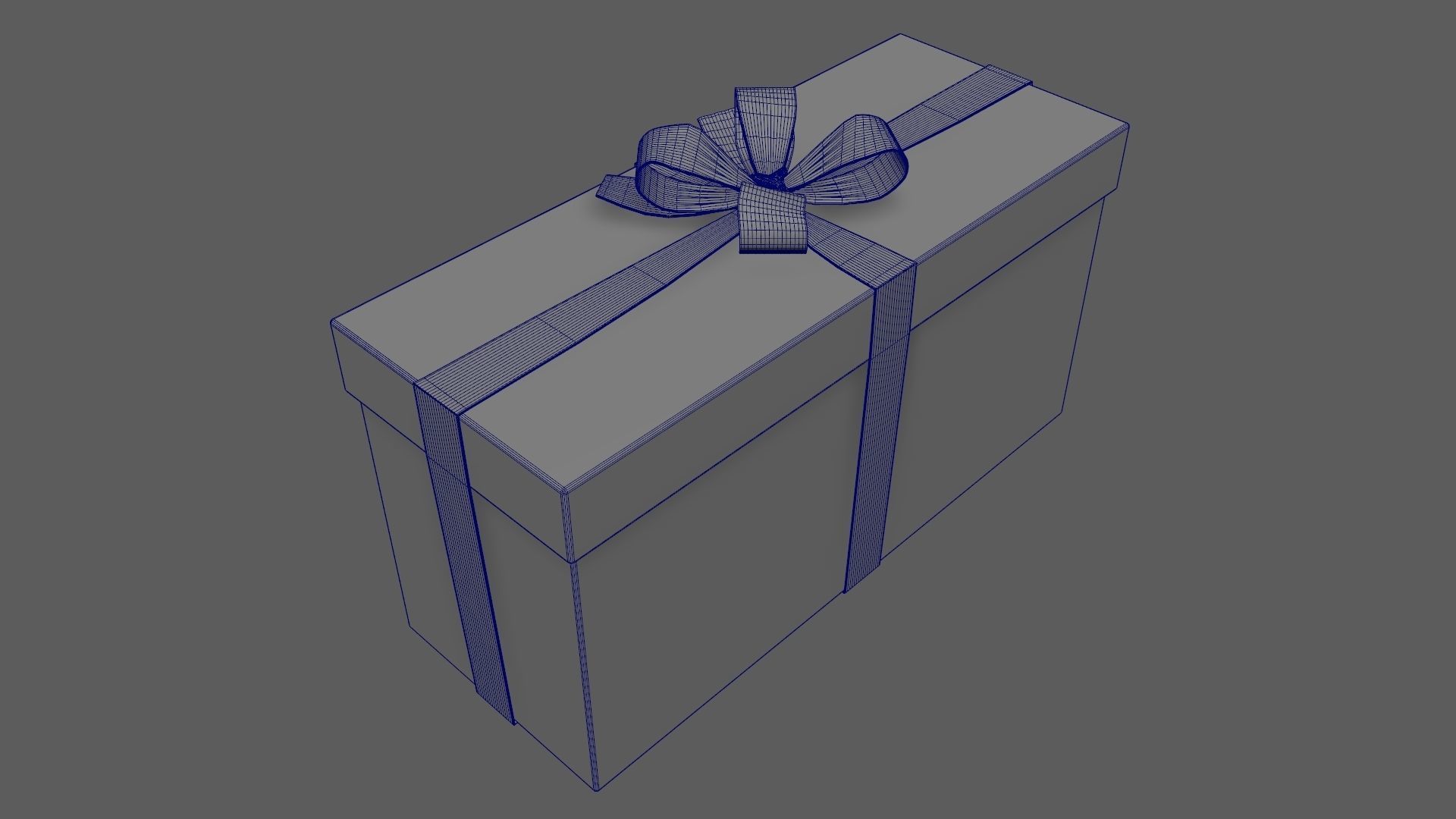Christmas Gift Box 05 - V13 Low-poly 3D model_19
