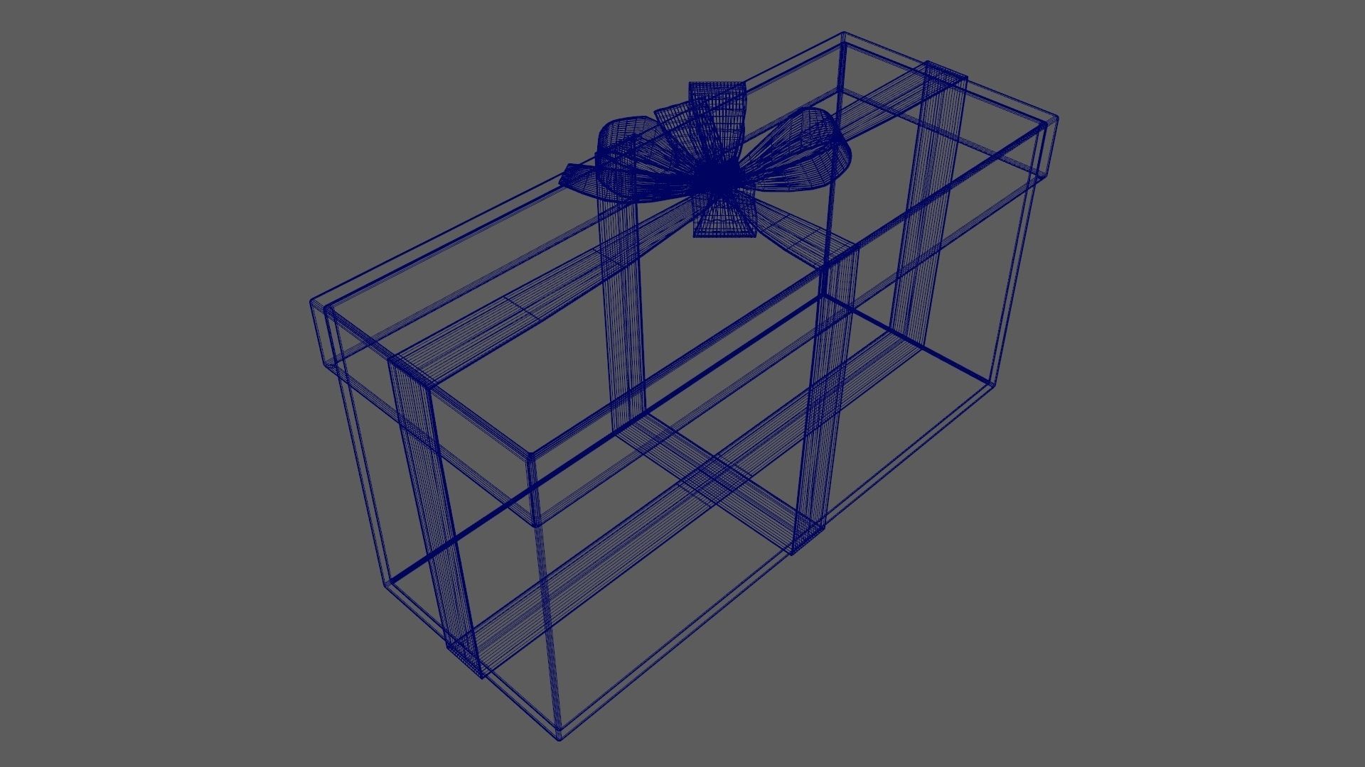 Christmas Gift Box 05 - V13 Low-poly 3D model_15