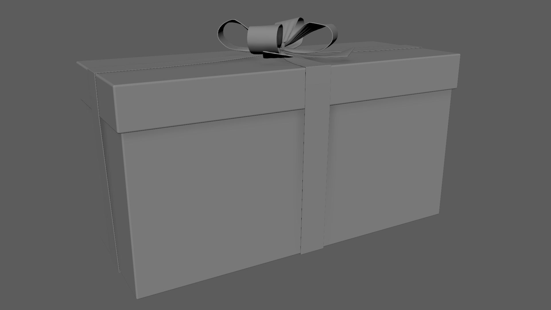 Christmas Gift Box 05 - V13 Low-poly 3D model_5