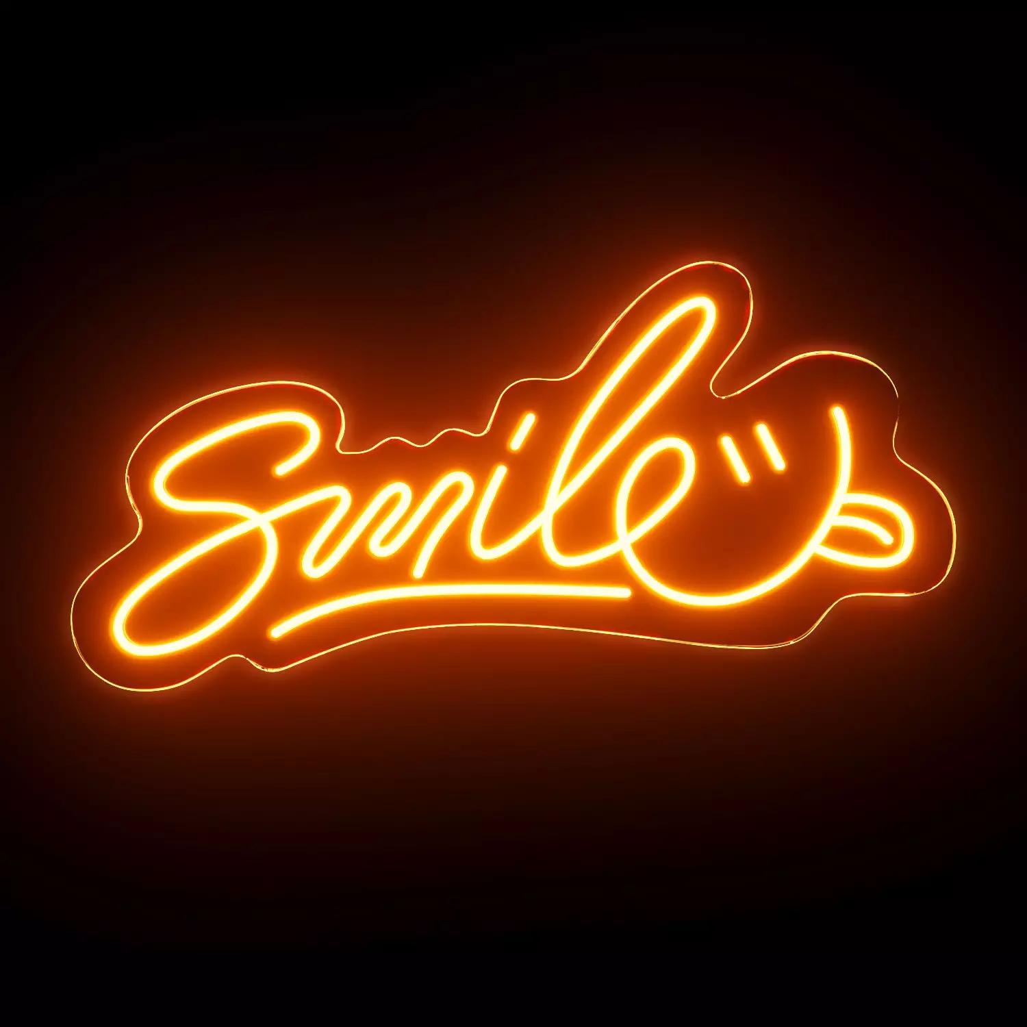 Smile Neon Sign 3D model_0