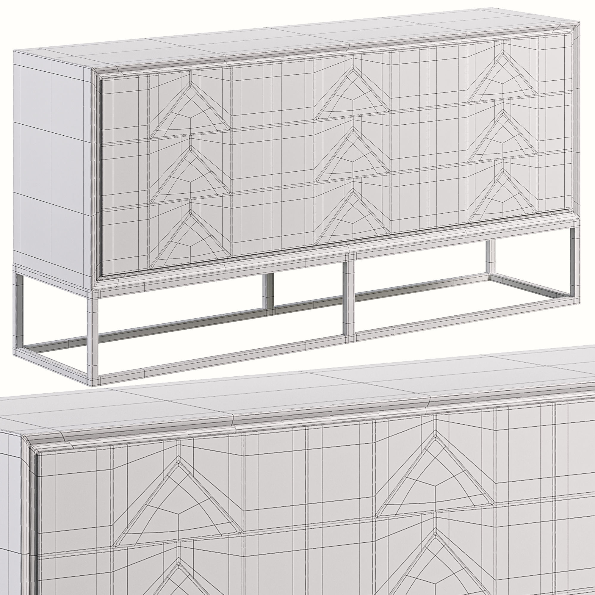 Decorative cabinet byAmiko   3D model_2