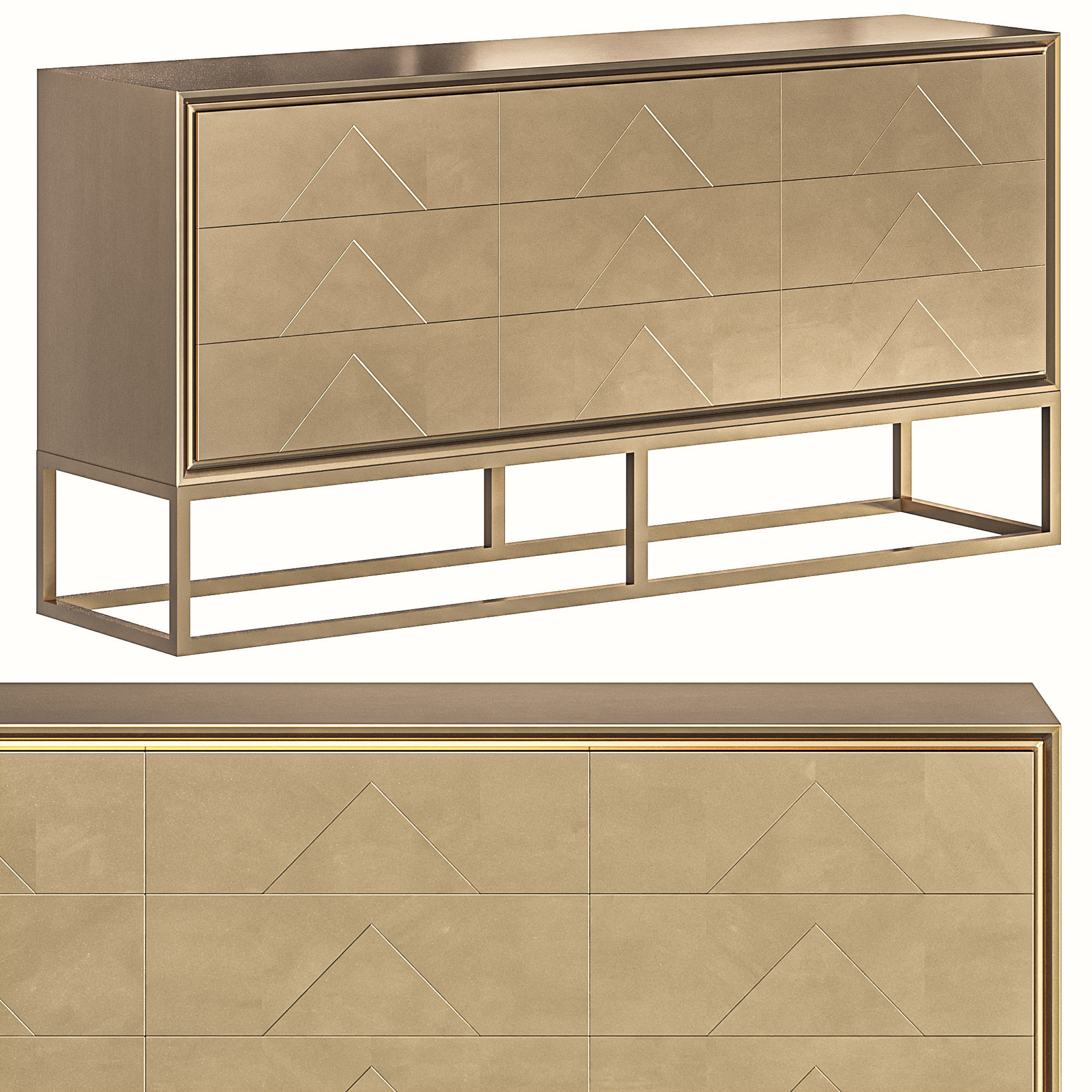 Decorative cabinet byAmiko   3D model_1