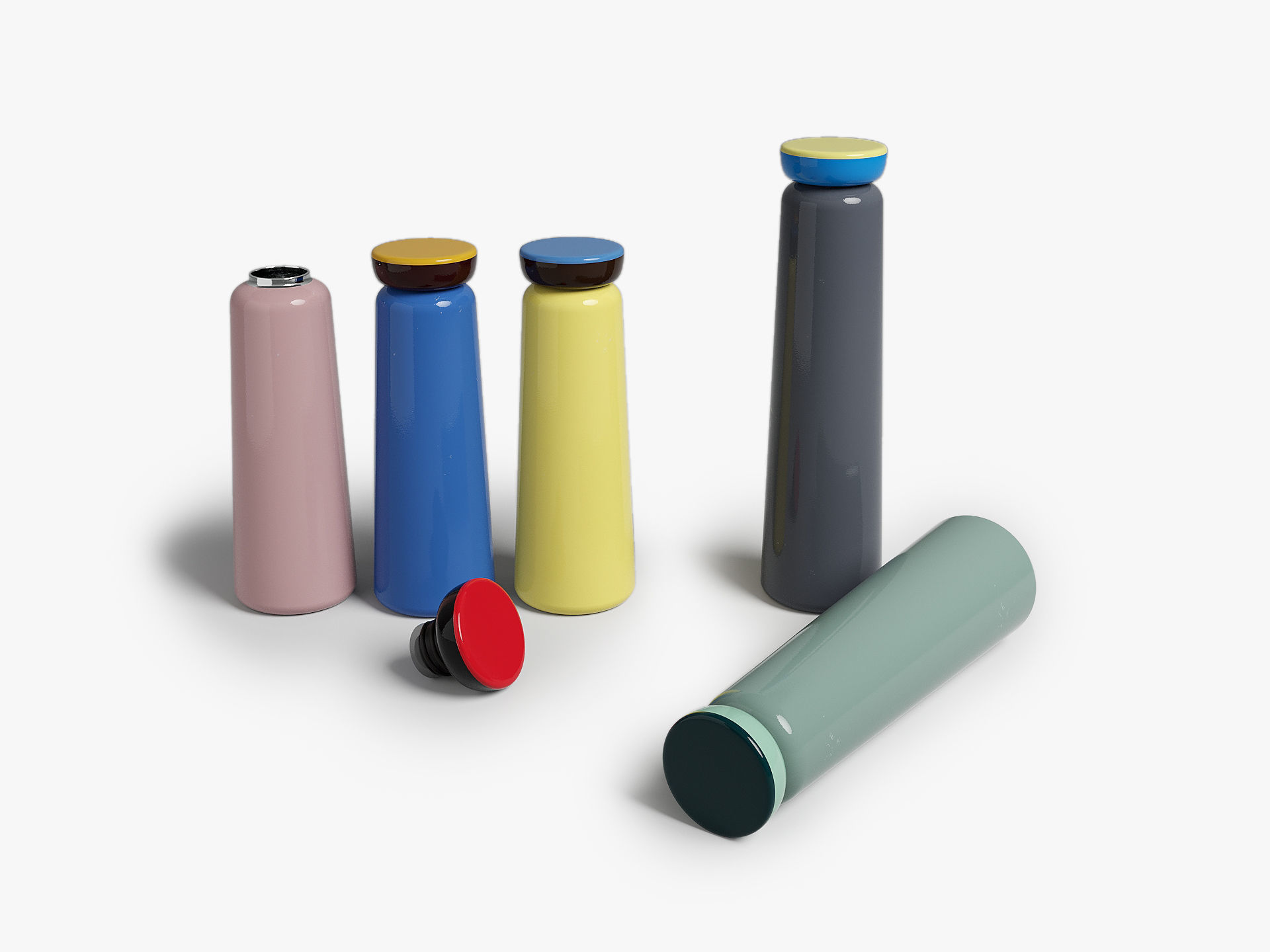 Sowden Bottles 3D model_3