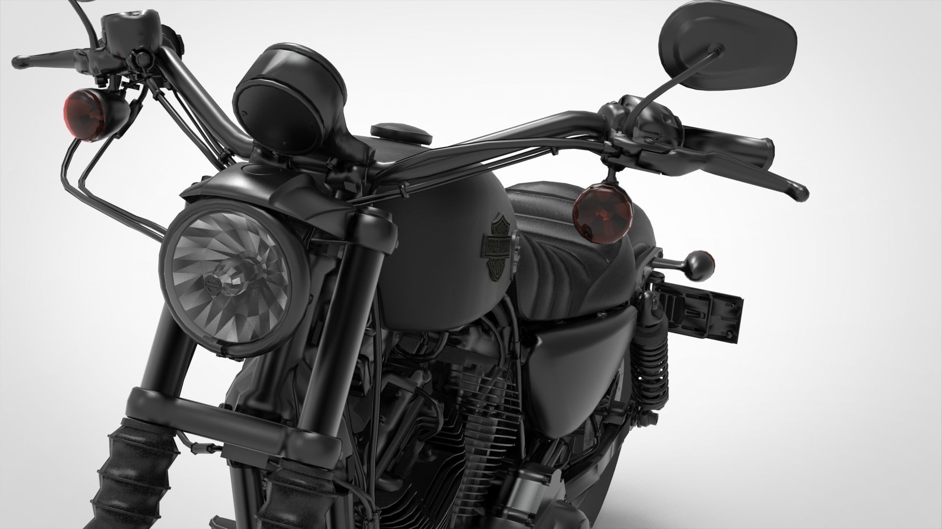 Harley Davidson Iron 883 3D model 3D model_7