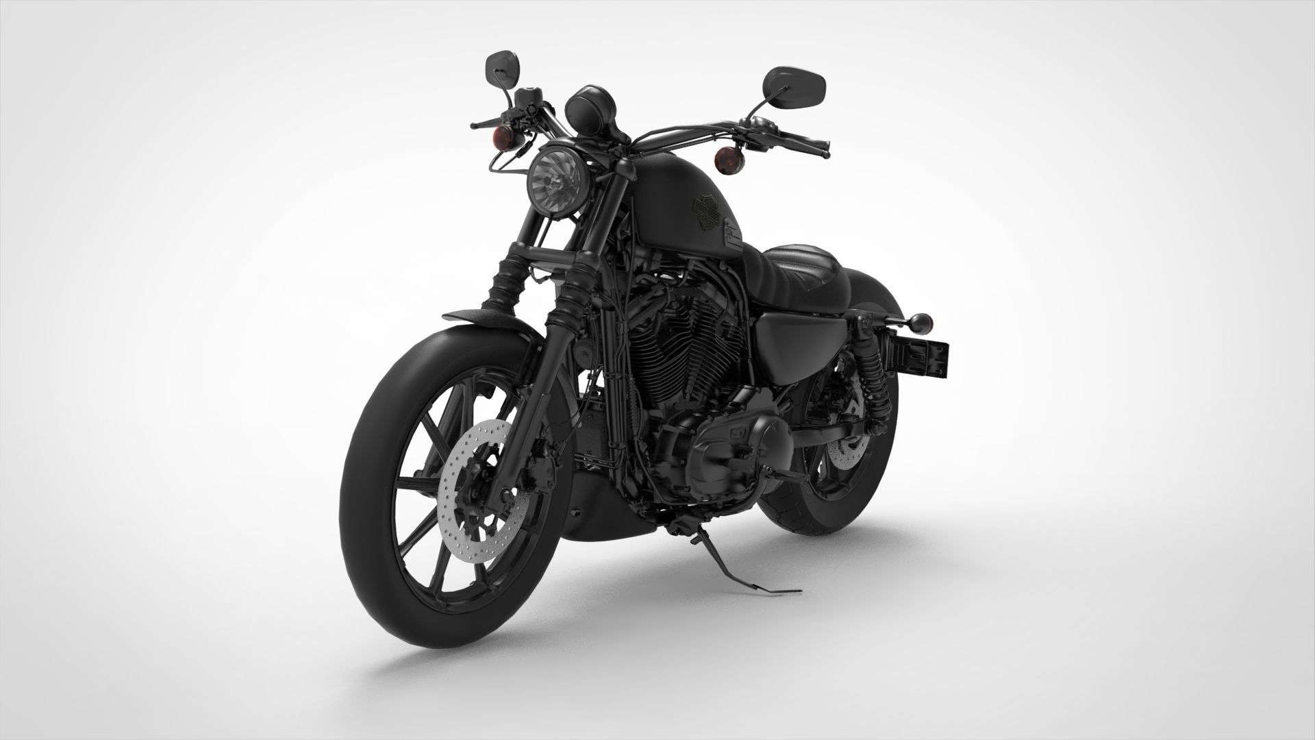 Harley Davidson Iron 883 3D model 3D model_3