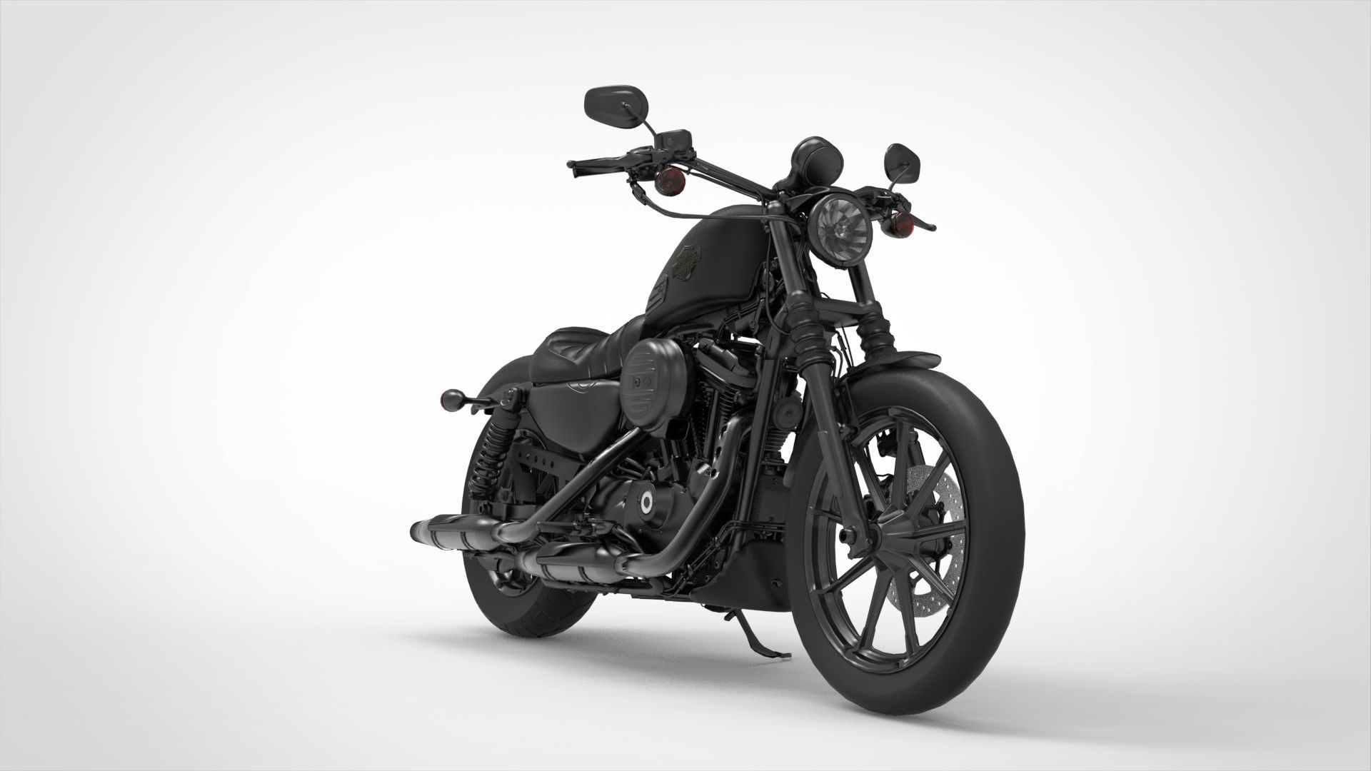 Harley Davidson Iron 883 3D model 3D model_6