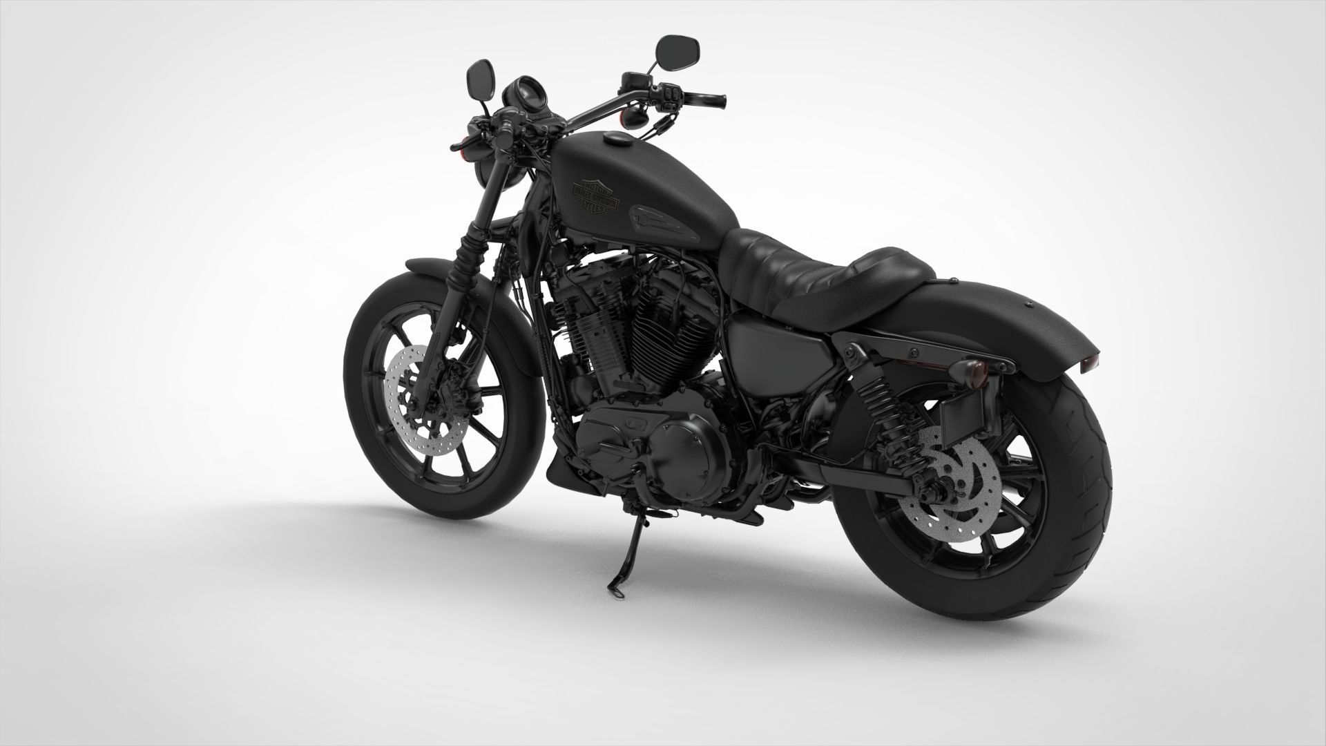 Harley Davidson Iron 883 3D model 3D model_2