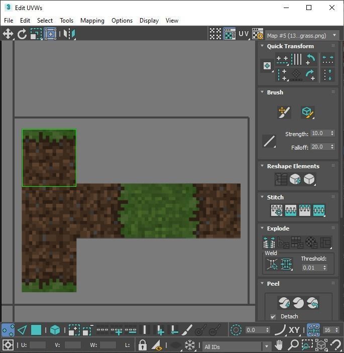 Rubiks Cubes Set With Minecraft Blocks 3D model_35