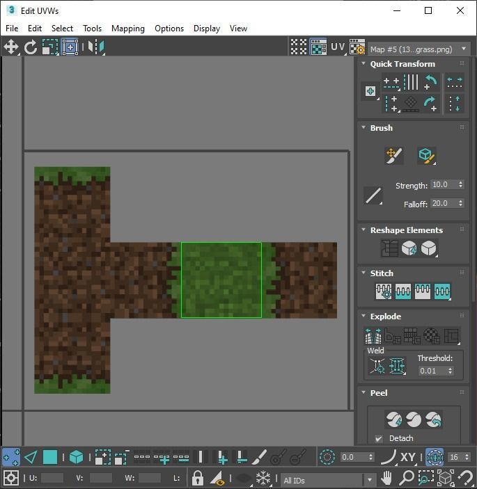 Rubiks Cubes Set With Minecraft Blocks 3D model_37