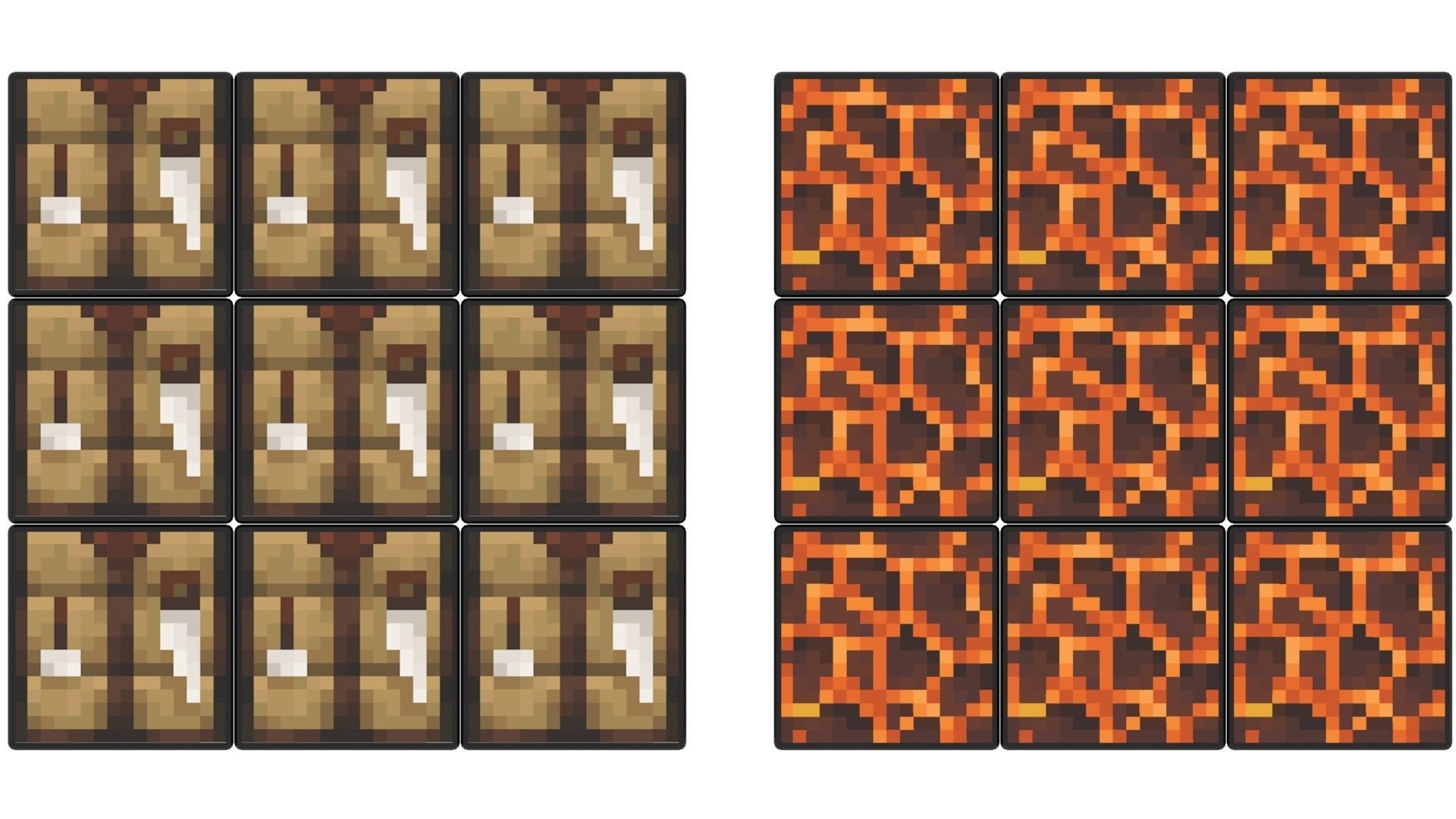 Rubiks Cubes Set With Minecraft Blocks 3D model_12