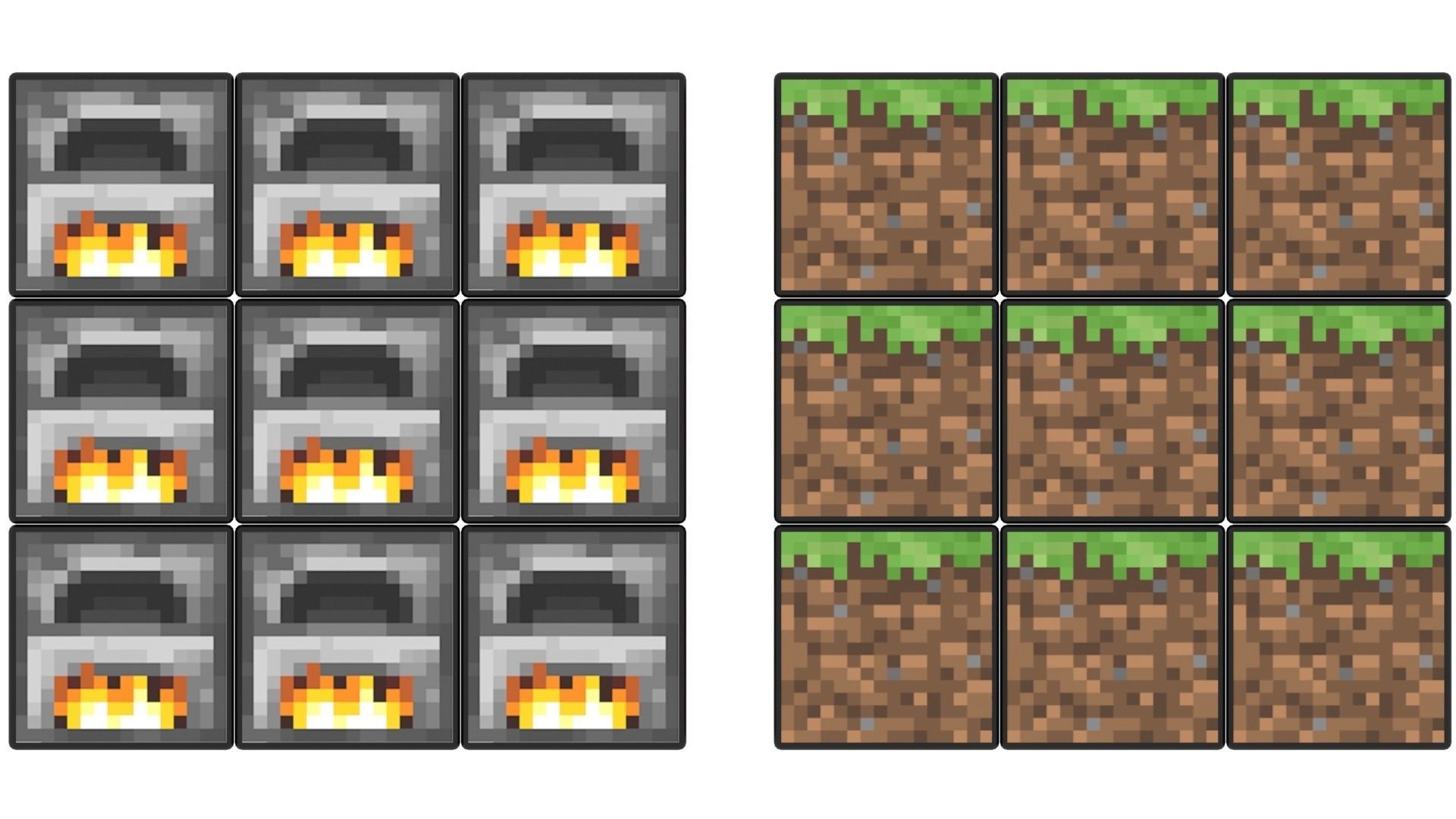 Rubiks Cubes Set With Minecraft Blocks 3D model_8