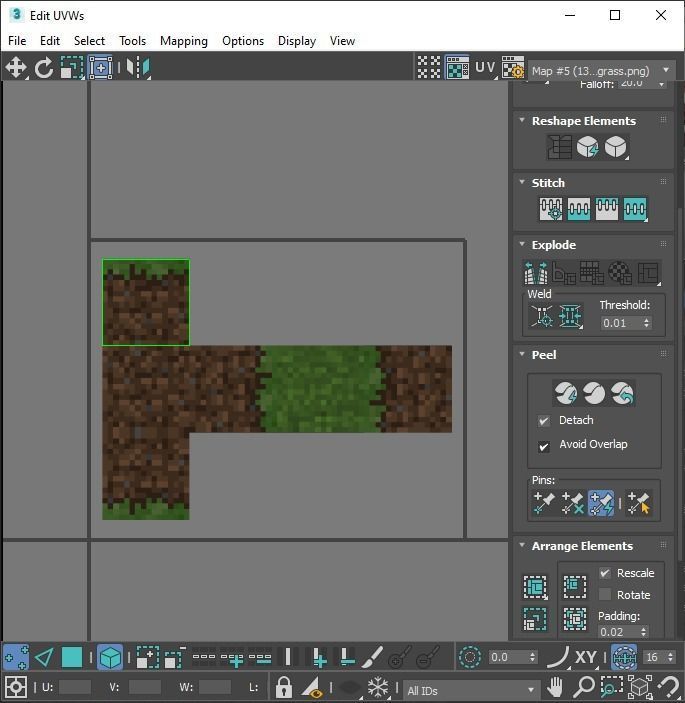 Rubiks Cubes Set With Minecraft Blocks 3D model_33