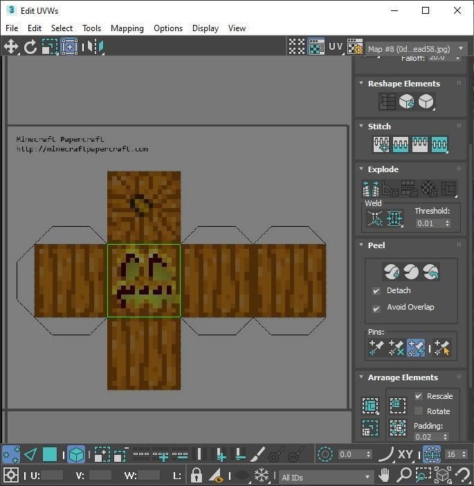 Rubiks Cubes Set With Minecraft Blocks 3D model_38