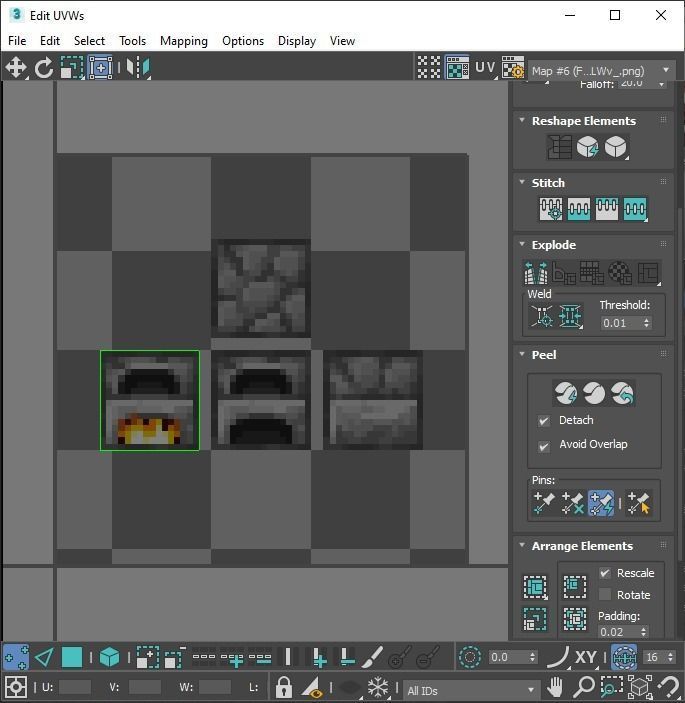 Rubiks Cubes Set With Minecraft Blocks 3D model_31