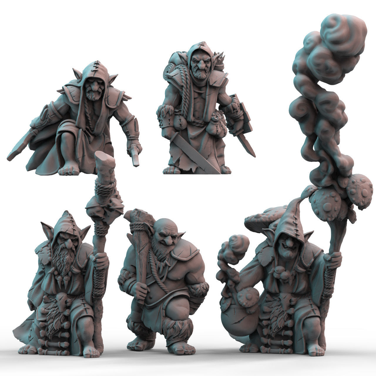 Goblins Collection 1 3D print model_1