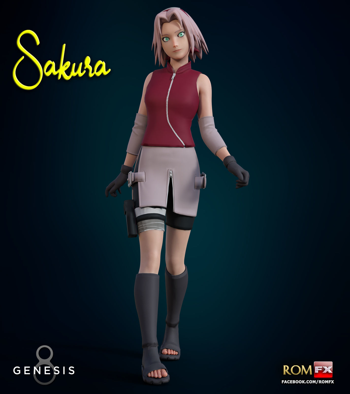 RFX Sakura For G8F And G81F 3D model_1